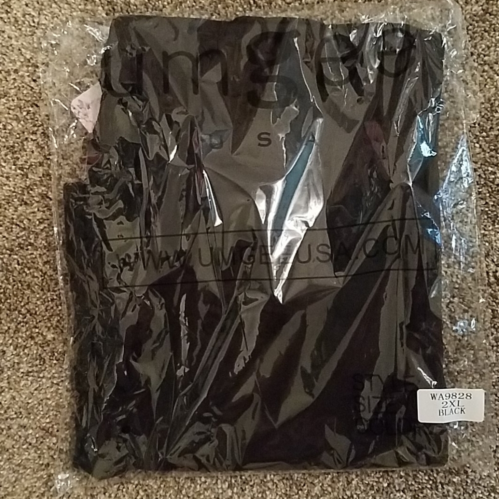 Umgee black Moto leggings